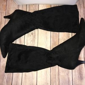 Nine West mid calf suede boot